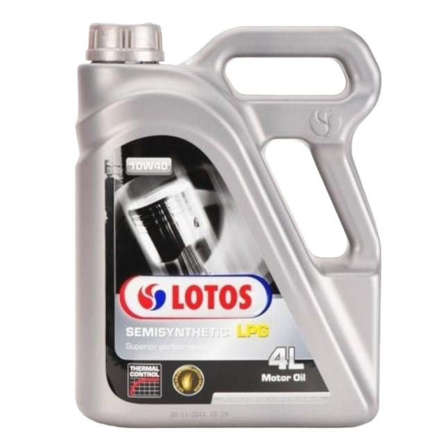 Моторное масло Lotos Semisynthetic LPG 10W-40, 4л